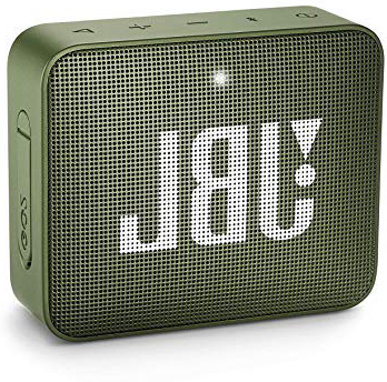 JBL GO 2 Speaker Bluetooth Portatile, Cassa Altoparlante Waterproof IPX7 con Microfono, Funzione di Noise Cancelling, fino a 5 h di Autonomia, Verde Muschio
