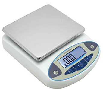 GOLDENWALL 5000g,0.01g Bilancia di Precisione Display LCD Bilancia Analitica Elettronica di Laboratorio Calibrato e Pronto per la lettura Alimentazione AC/DC