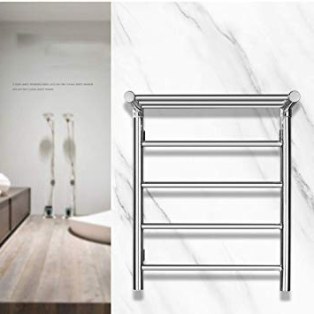 LJNYF Bagno Riscaldato Portasciugamani, Parete Scaldasalviette, Elettrico in Acciaio Inox Cremagliera di Tovagliolo, Installazione Punch Libero, Plug_in