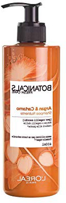 L'Oréal Paris Botanicals Argan & Cartamo, Infusione di Nutrimento Shampoo per Capelli Secchi, 400 ml