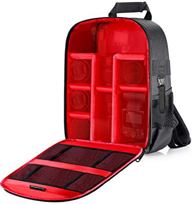 Neewer Professionale Zaino Backpack Impermeabile Antiurto per Fotocamera 31x14x37cm con Tasca Laterale per Treppiedi, per Fotocamere SLR/DSLR/Mirrorless, Flash & Altri Accessori