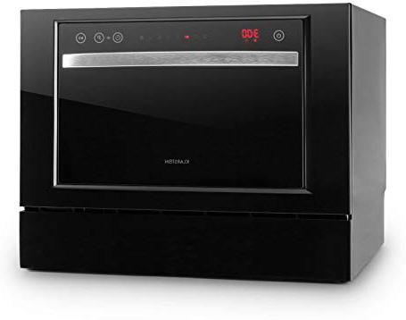 Klarstein Amazonia 6 Luminance lavastoviglie da tavolo classe A+ (1380 Watt, 6 coperti, 6 programmi) - nero