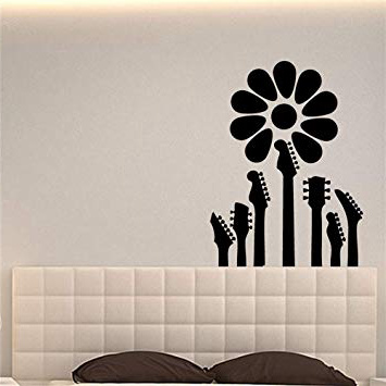 Citazione Wall Sticker Adesivo da Muro Adesivi Murali Frasi Maniche per chitarra sotto il sole per soggiorno camera da letto