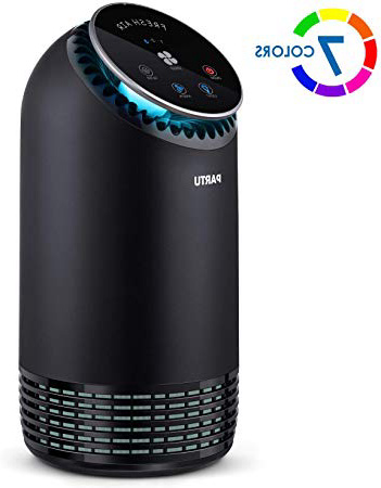 PARTU Purificatore d'Aria HEPA Filtro con Filtro Aria a Carboni Attivi, Adatto a Casa e Ufficio, Rimuove 99,97% di Allergeni, Fumo, Polvere, Polline, Dander di Pet, Odore, Germi, Muffa, Senza ozono