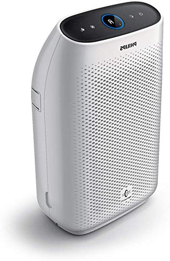 Philips Purificatore d'Aria AC1215/10 con Tecnologia VitalShield IPS e Filtro Nanoprotect, 50 watt, Superficie 63 m², Bianco