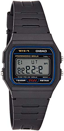 Casio Orologio Digitale Uomo con Cinturino in Resina F-91W-1YER