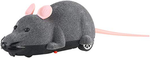 ROSENICE Peluche Topo Telecomandato Ratto Giocattolo Giochi Elettronici (Grigio)