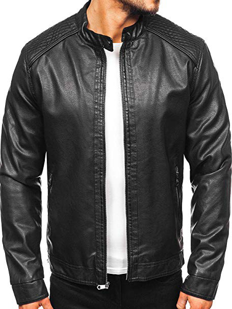 BOLF – Giacca - Trapuntata – con Cappuccio – Mezza Stagione – Sportiva – Cerniere – Uomo Mix 4D4