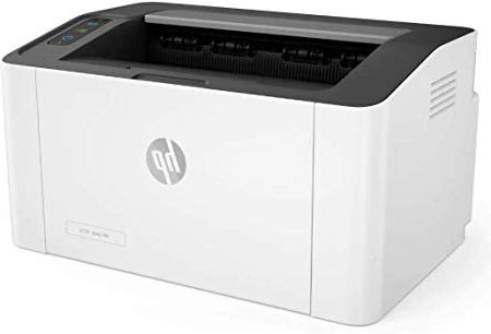 HP Laser 107w (4ZB78A) Stampante Laser Monocromatica, Scansione tramite HP Smart App, con Funzionalità di Sicurezza Dinamica, Wi-Fi, Wi-Fi Direct, Bianca